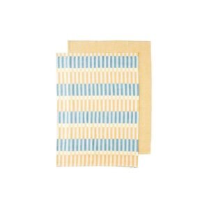 Blue and Yellow Tea Towels