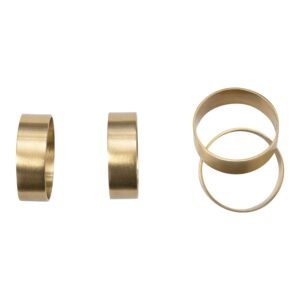 Brass Napkin Rings Set