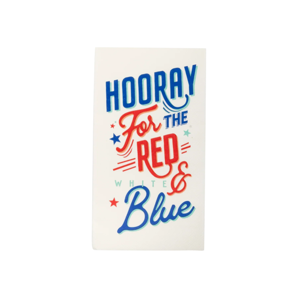 Red White and Blue Dinner Napkin