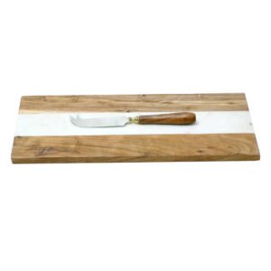 Wood & Marble Serving Board